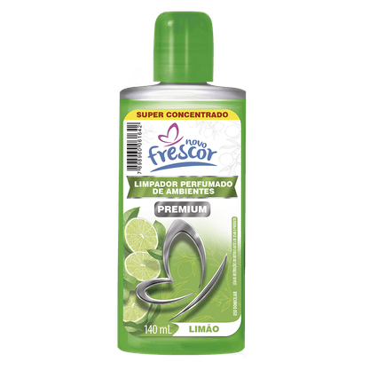 Limpador Perfumado Premium de Limão Novo Frescor 140ml cx c/12