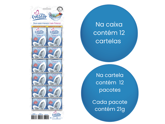 Naftalina em Bolas Novo Frescor - 21g - caixa com 144unidades