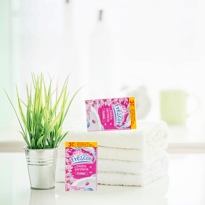 Pedra Sanitária Floral - Caixinha 22g - Caixa com 72 unidades