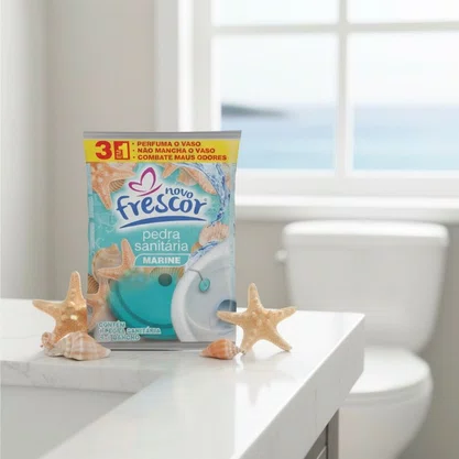 Pedra Sanitária Marine | Novo Frescor | 22gramas | Unidade