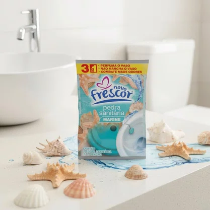 Pedra Sanitária Marine | Novo Frescor | 22gramas | Unidade