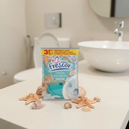 Pedra Sanitária Marine | Novo Frescor | 22gramas | Unidade