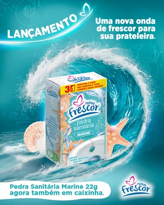 Pedra Sanitária Marine | Caixinha | Caixa com 72 unidades | 22G