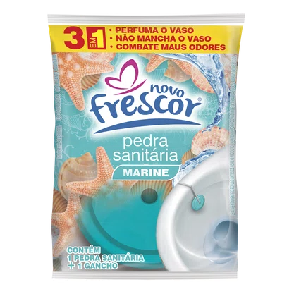Pedra Sanitária Mista Novo Frescor | Caixa com 144 unidades | 22G