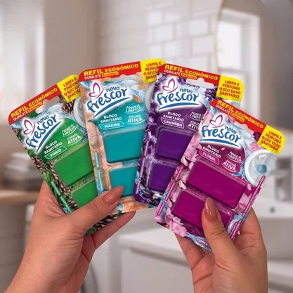 Refil Bloco Sanitário Lavanda Novo Frescor | 2 Blocos | Unidade