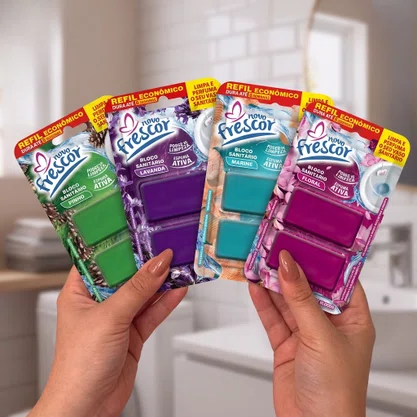 Refil Bloco Sanitário Lavanda Novo Frescor | 2 Blocos | Unidade