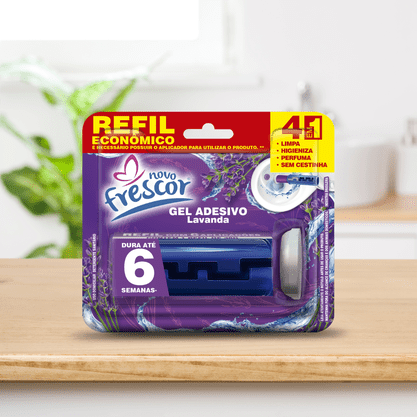 Refil Gel Adesivo Lavanda - 6 aplicações - 38g - cx com 12un