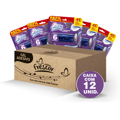Refil Gel Adesivo Lavanda Novo Frescor - 6 aplicações 38g
