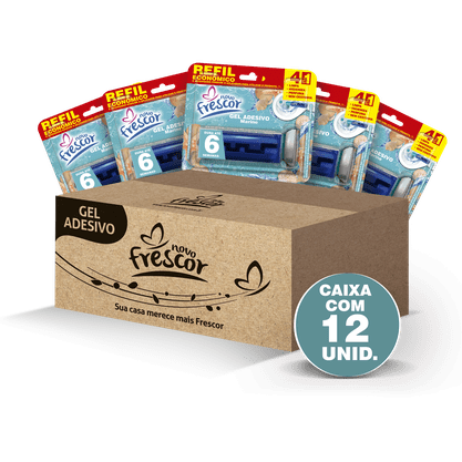 Refil Gel Adesivo Marine - 6 aplicacões - 38g - cx com 12un