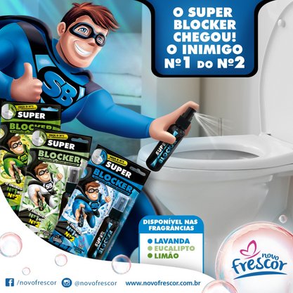 Super blocker limão 60ml spray cx c/ 12 un