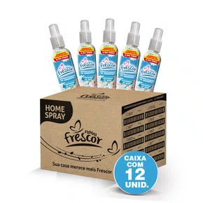 Aromatizador de Ambientes Spray Cheirinho de Bebê | Caixa com 12 unidades 120ml