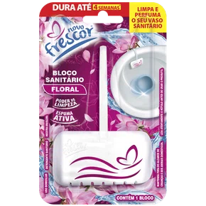 Bloco Sanitário Floral Novo Frescor | 25g | Unidade
