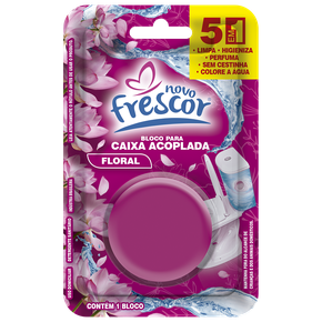 Bloco Sanitário para Caixa Acoplada Floral Novo Frescor - 45g