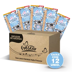 Difusor de Aromas Algodão | Caixa com 12 unidades | 100ml