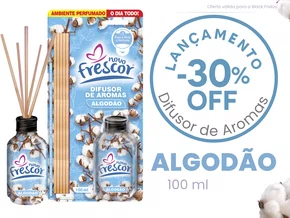 Difusor de Aromas Algodão | Varetas | Novo Frescor | 100ml