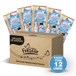 Difusor de Aromas Cheirinho de Bebê | Caixa com 12 unidades | 100ml