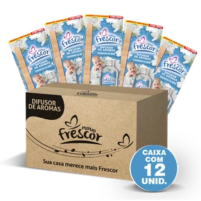 Difusor de Aromas Cheirinho de Bebê | Caixa com 12 unidades | 100ml