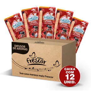 Difusor de Aromas Frutas Vermelhas | Caixa com 12 unidades | 100ml