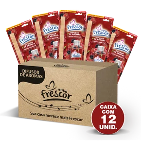 Difusor de Aromas Frutas Vermelhas | Caixa com 12 unidades | 100ml