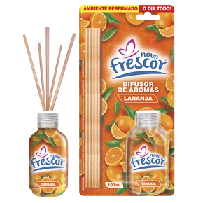 Difusor de Aromas Laranja | Varetas | Novo Frescor | 100ml