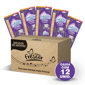 Difusor de Aromas Lavanda | Caixa com 12 unidades | 100ml