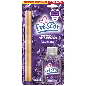 Difusor de Aromas Lavanda | Varetas | Novo Frescor | 100ml