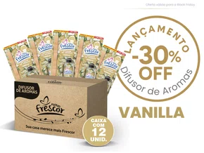 Difusor de Aromas Vanilla | Caixa com 12 unidades | 100ml