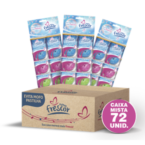 Evita Cheiro de Mofo Fragrâncias Mistas  Novo Frescor - cx com 72un