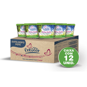 Evita Mofo Bambu Novo Frescor - Pote 80g - Caixa com 12UN