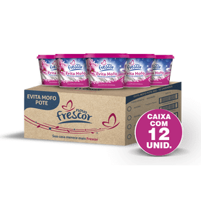 Evita Mofo Floral Novo Frescor - Pote 80g - Caixa com 12UN