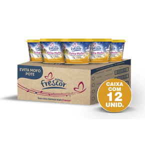Evita Mofo kids Novo Frescor - Pote 80g - Caixa com 12UN