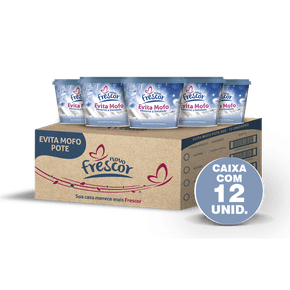 Evita Mofo Neutro Novo Frescor - Pote 80g - Caixa com 12UN