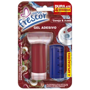 Gel Adesivo Sanitário Cereja & Avelã | 4 Aplicações | Com Aplicador | 28g