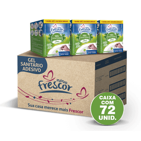 Gel Adesivo Sanitário Citrus - 1 aplicação - 7g - cx com 72 un