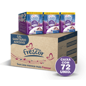 Gel Adesivo Sanitário Lavanda -1 aplicação - 7g - cx com 72un