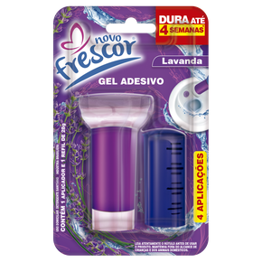 Gel Adesivo Sanitário Lavanda | 4 Aplicações | Com Aplicador | 28g