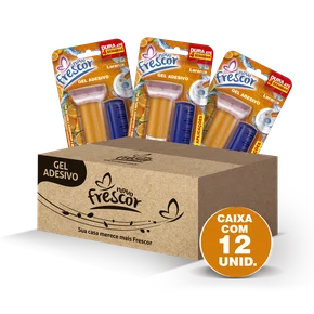 Gel Adesivo Sanitário Laranja | 4 Aplicações| com Aplicador | 28g | Caixa com 12unidades