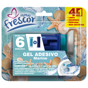Gel Adesivo Marine com Aplicador Novo Frescor - 6 aplicações 38g