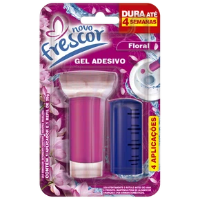 Gel Adesivo Sanitário Floral | 4 Aplicações | Com Aplicador | 28g