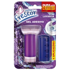 Gel Adesivo Sanitário Lavanda | 4 Aplicações | Com Aplicador | 28g