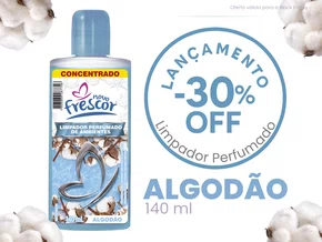 Limpador Perfumado Concentrado Algodão | Novo Frescor | 140 ml