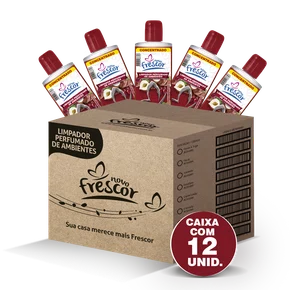 Limpador Perfumado Concentrado Cereja & Avelã | Caixa com 12 unidades | 140ml