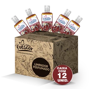 Limpador Perfumado Concentrado Cereja e Avelã 120ml | Caixa com 12 UN