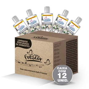 Limpador Perfumado Concentrado Chá Branco | Caixa com 12 unidades 140ml