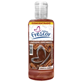 Limpador Perfumado Concentrado Cravo e Canela | Novo Frescor | 120 ml