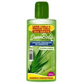 Limpador Perfumado Concentrado DonaBela Capim Limão 130ml - Unidade