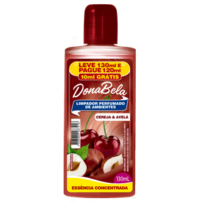 Limpador Perfumado Concentrado DonaBela Cereja & Avelã 130ml - Unidade