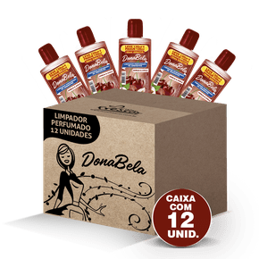 Limpador Perfumado Concentrado DonaBela Cereja & Avelã 130ml cx c/12un