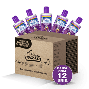 Limpador Perfumado Concentrado Lavanda 140ml caixa c/ 12un