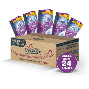 Pastilha Adesiva Sanitária Lavanda Novo Frescor - Caixa com 24un